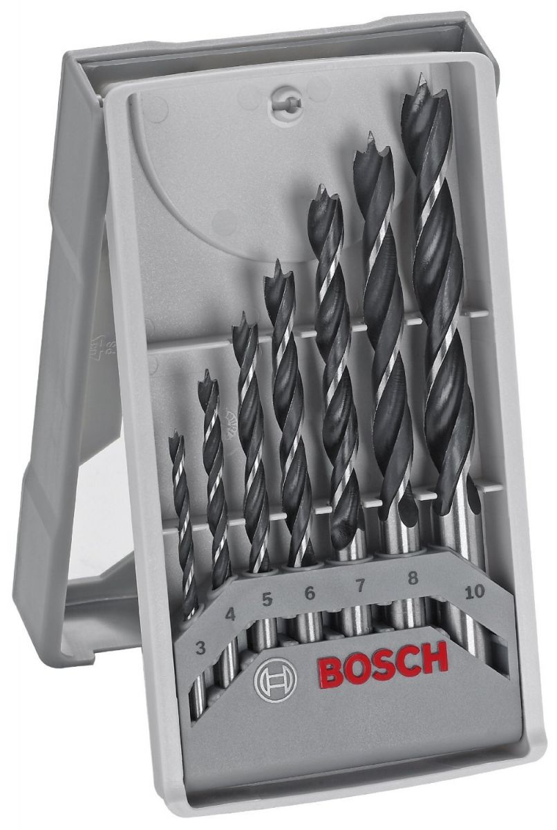 Bộ mũi khoan gỗ thường Bosch (7 mũi)